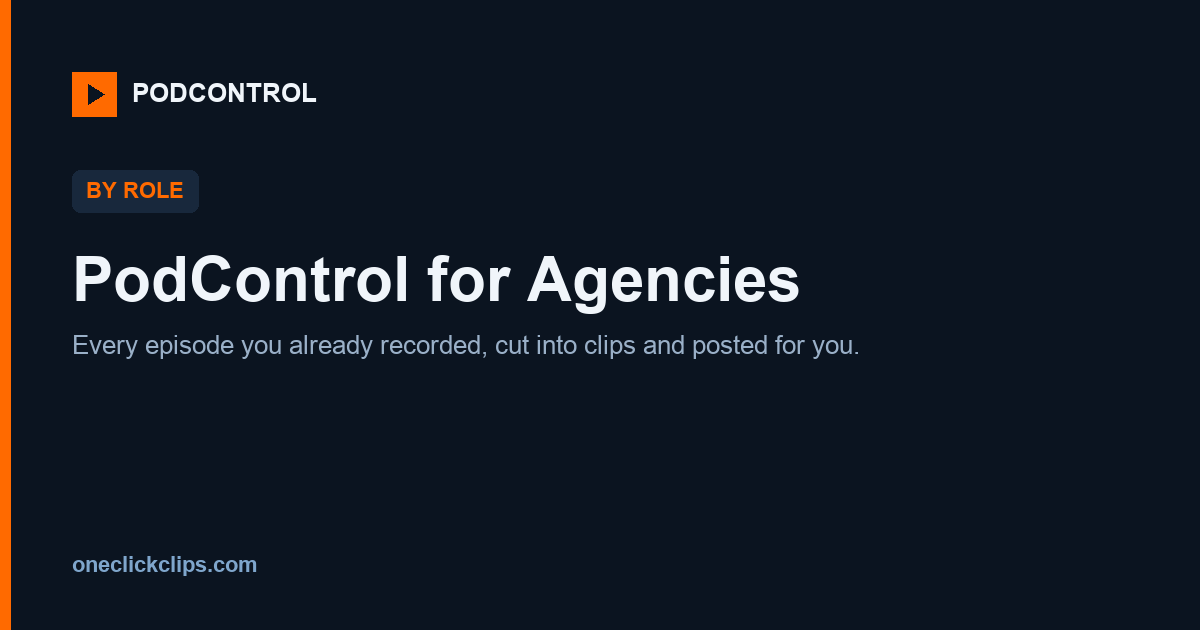 PodControl for Agencies: Client Archives, Clipped Daily share card from PodControl